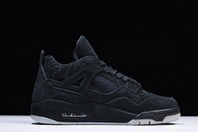 Rep Husky 001 kaws Jordan 4 retro black 930155 Nike Air 0821